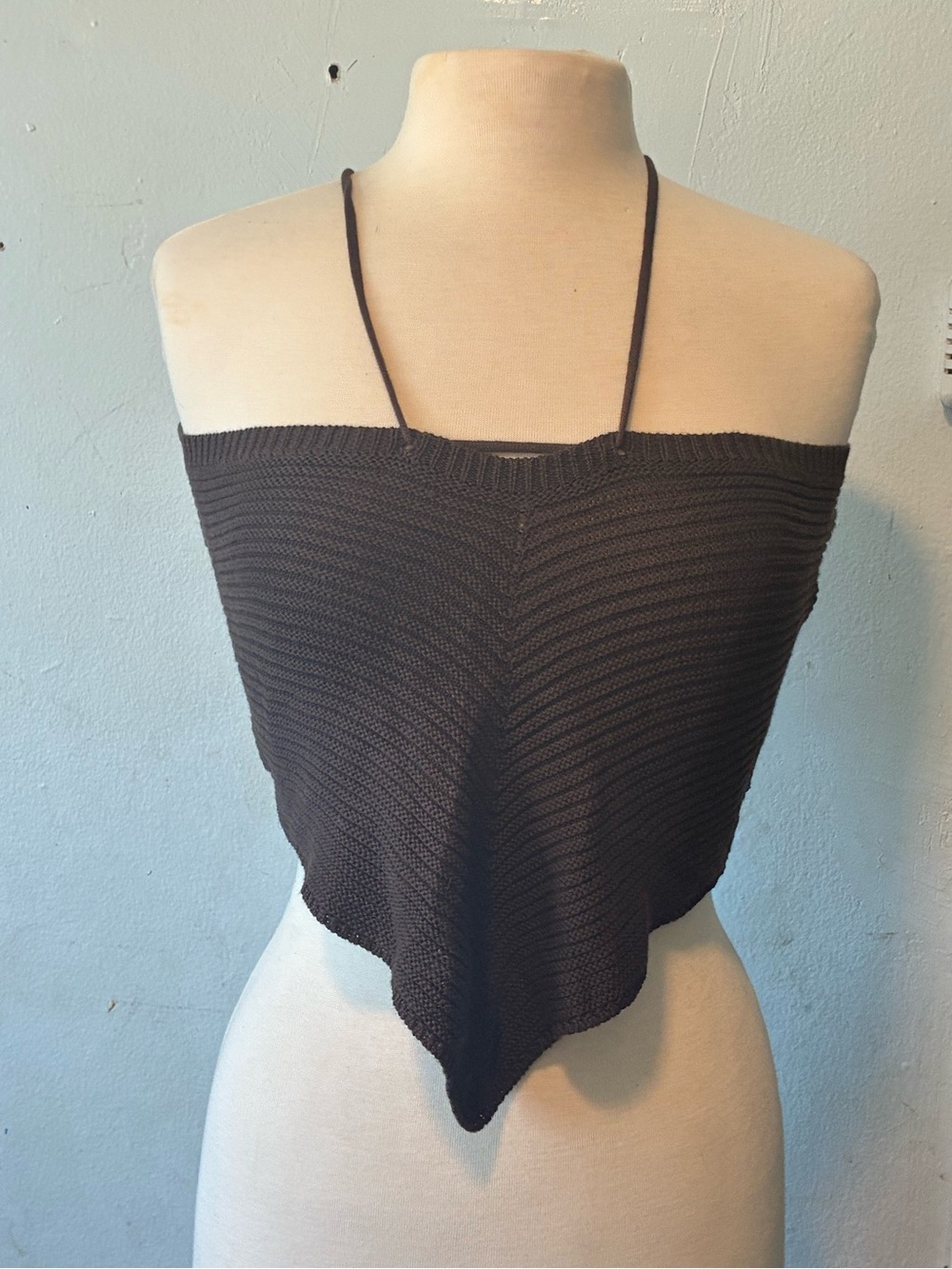 AGAPE  BRAN Crop Top  L